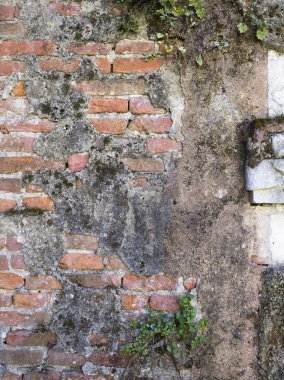 Eski tuğla duvar