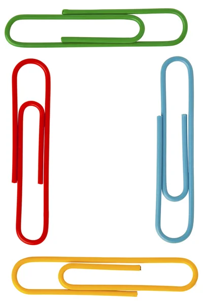 Colorful paperclips — Stock Photo, Image