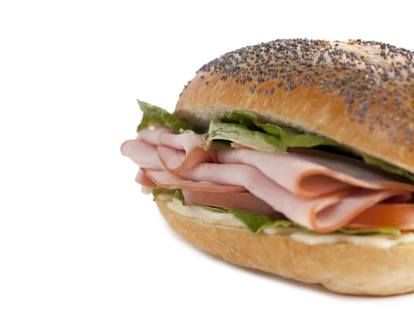 Yummy ham sandwich — Stock Photo, Image