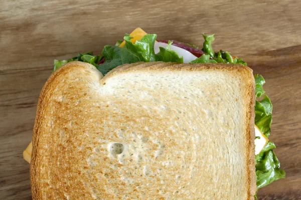 Délicieux sandwich au jambon — Photo