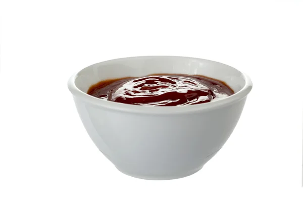 Миска кетчупного соуса — стоковое фото