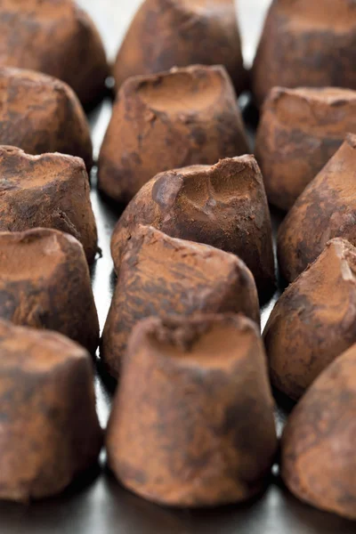 Kilka trufle czekoladowe — Zdjęcie stockowe