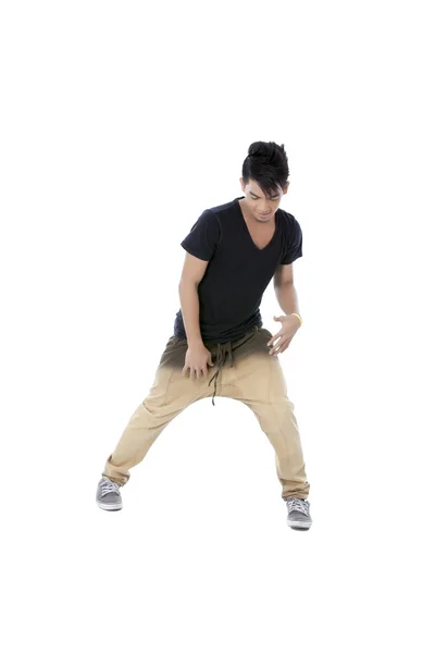 Funky male dancer — Stock Photo, Image