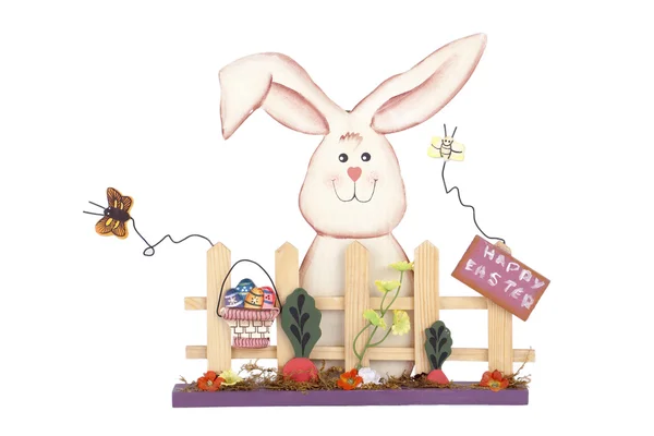 复活节小兔子装饰 — 图库照片