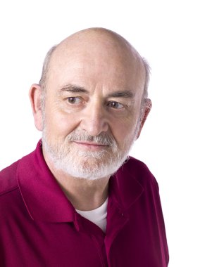 yaşlı adamın yüzü