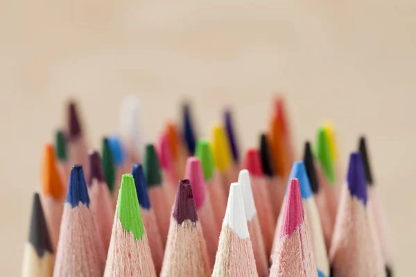 576 barevné tužky — Stock fotografie