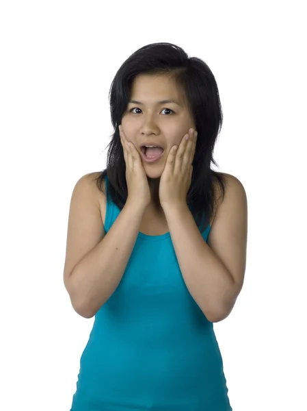 Surprised woman — Stock Photo, Image