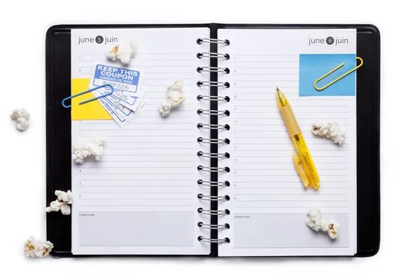 Notebook arrangör — Stockfoto