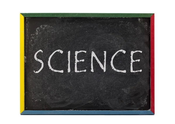 Наука, написанная на доске — стоковое фото