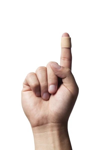 Un vendaje en el dedo —  Fotos de Stock