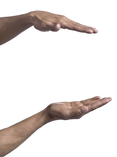 A hand holding something — Stock Photo, Image