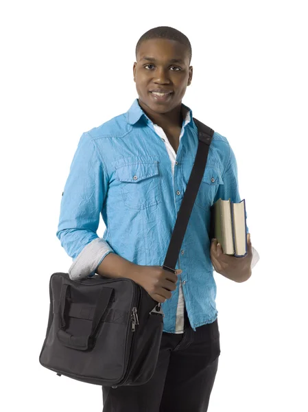 Un estudiante masculino sonriente — Foto de Stock