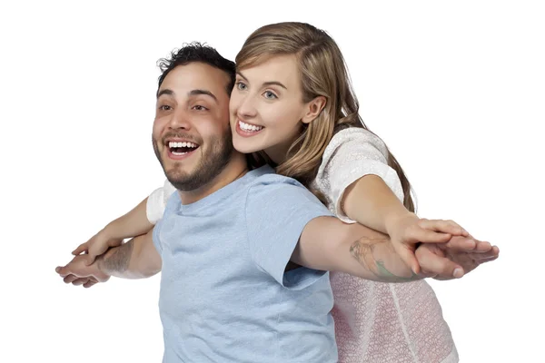 A sweet bonding of a husband and wife — Stock Photo, Image