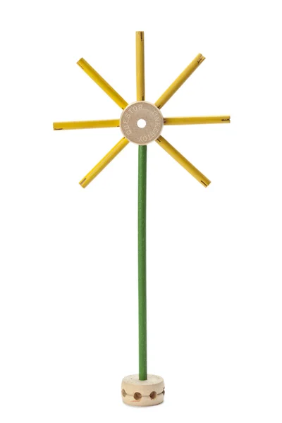 En vindmølle legetøj - Stock-foto