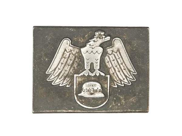 Army buckle with eagle sign — Stock Photo, Image