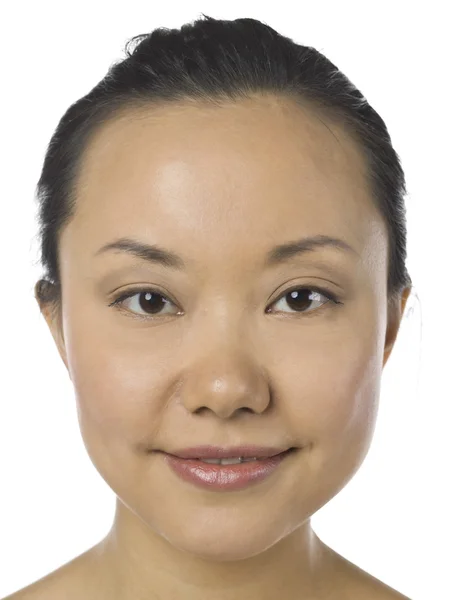 Asiático mulher rosto — Fotografia de Stock