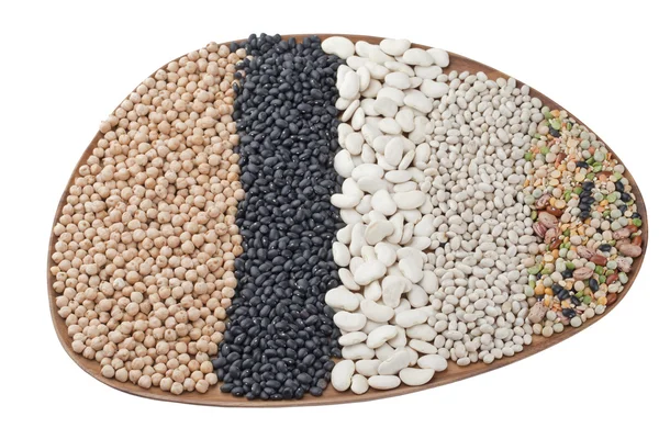 Assorted beans and peas — Stock Photo, Image