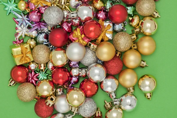 Assorted christmas balls — Stock Photo, Image