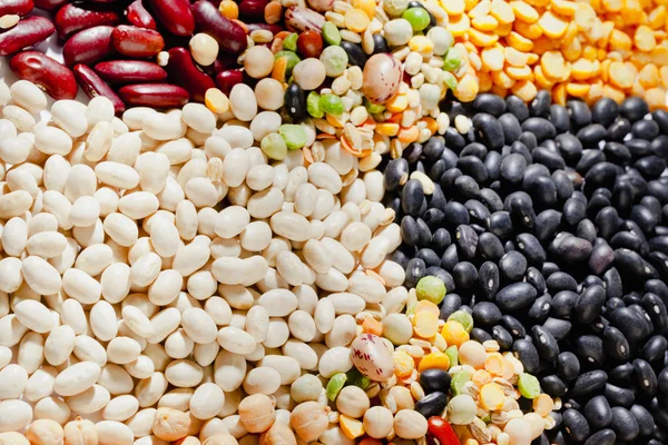 Assorted heap of beans — Stock Photo, Image