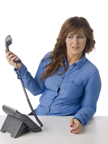 Annoying caller — Stock Photo, Image