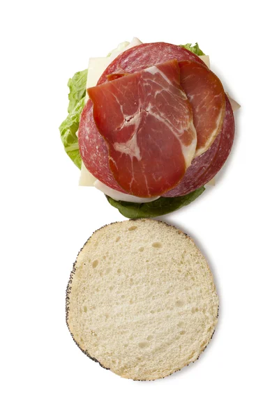 Panino appetitoso — Foto Stock