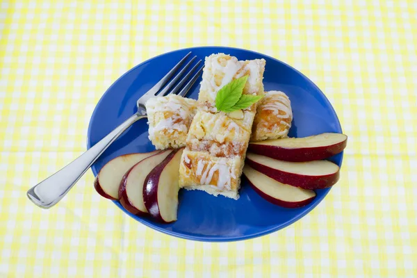 Tarta de manzana lista para comer — Foto de Stock