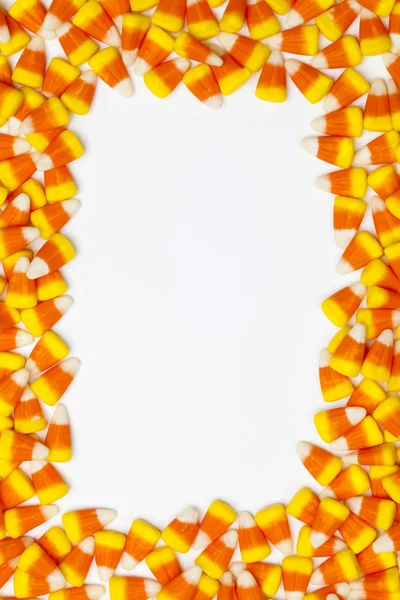 Arrangement of candy corns — Stock Photo, Image