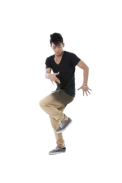 Asian dancer on his dance move — Stock Photo, Image