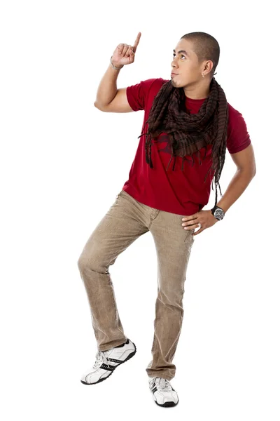 Asian model on his cute posture — Stock Photo, Image