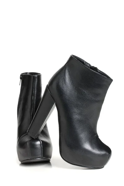 A pair of black boots — Stock Photo, Image