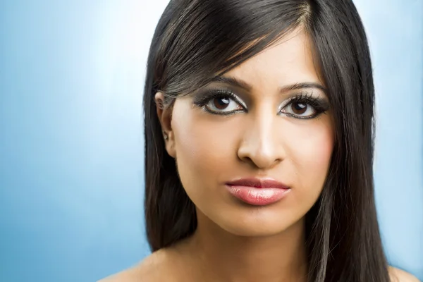 Asian woman facing on camera — Stock Photo, Image