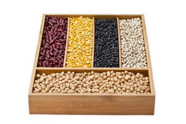 Assorted dried beans — Stock Photo, Image