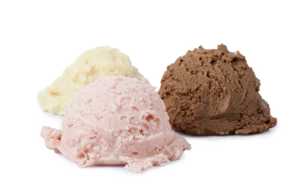 Різноманітні смаки морозива — стокове фото