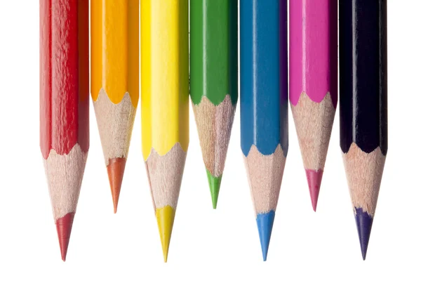882 close-up shot van kleur potloden — Stockfoto