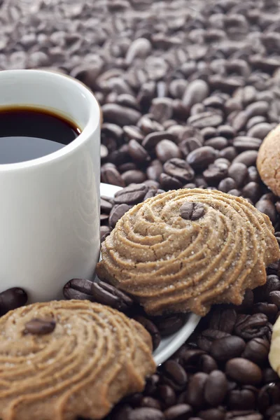 882 coffee with cookies — Stock Photo, Image