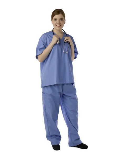 A happy female doctor — Stock Photo, Image