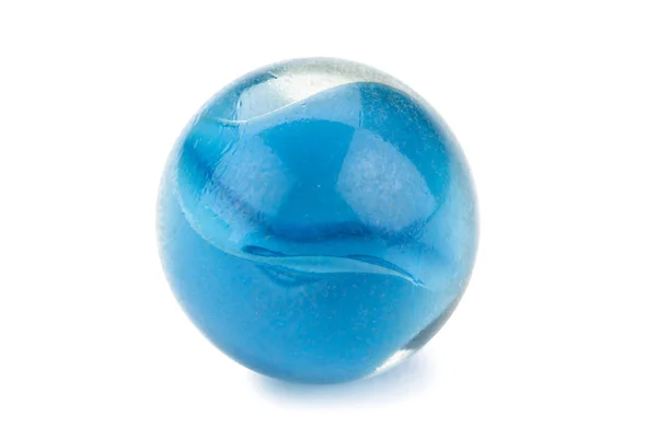Un pezzo di una palla di marmo blu — Foto Stock