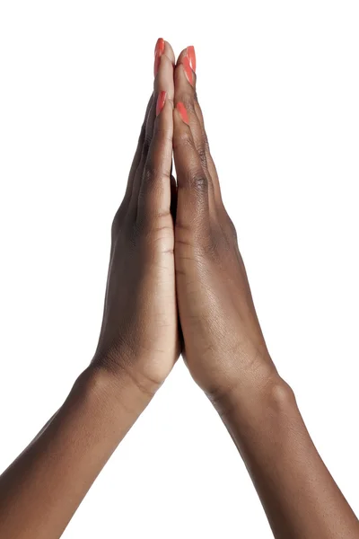Uma mão orante — Fotografia de Stock