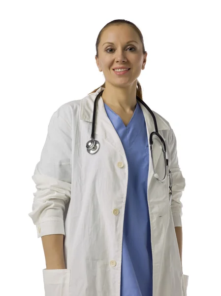 Un sorridente medico femminile — Foto Stock