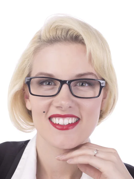 A smiling office girl — Stock Photo, Image