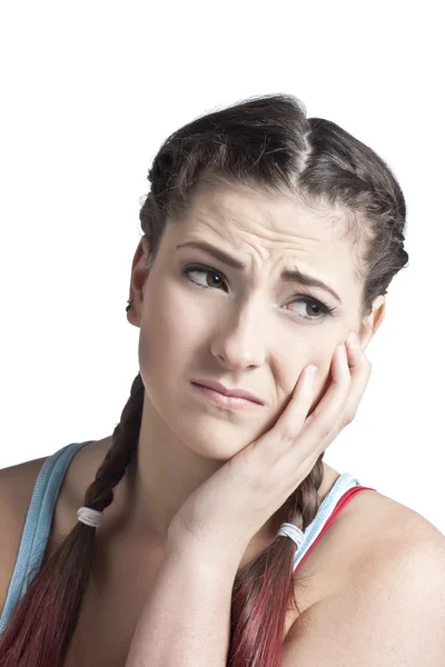 歯痛を持つ女性 — ストック写真