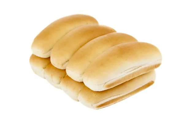 Un montón de pan de perrito caliente —  Fotos de Stock