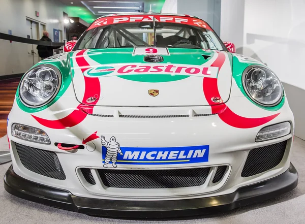 Porche Race Car al Salone dell'Auto — Foto Stock