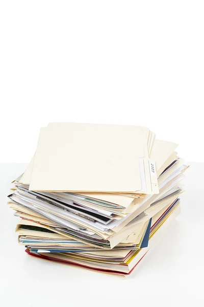 A stack of folders — Stock Photo, Image