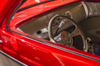 Klasik sıcak çubuk araba auto Show'da