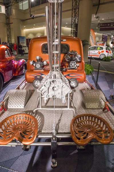 Camiones clásicos en el Salón del Automóvil 2013 — Foto de Stock