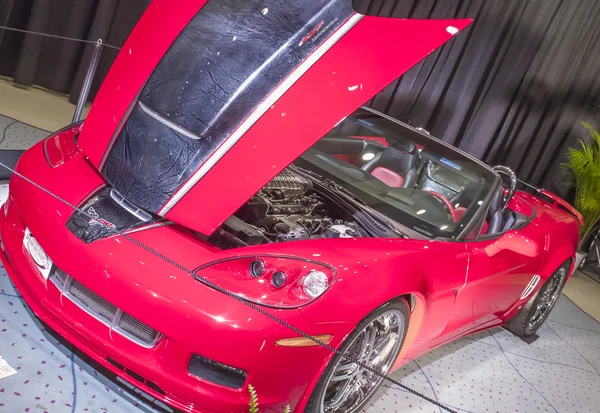 Corvette classique auto au salon de la voiture — Photo