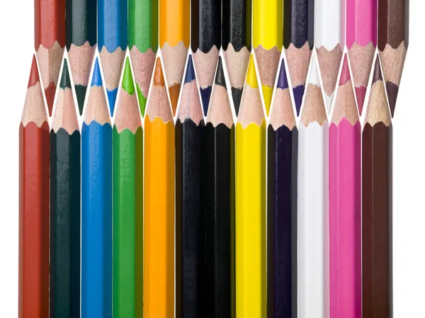 Assorted pencil colors — Stock Photo, Image