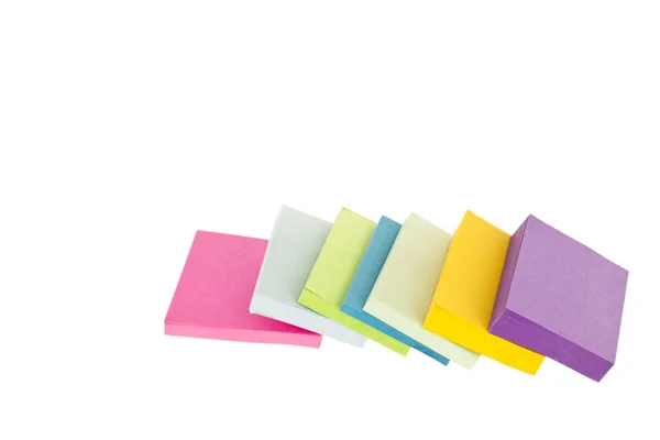 Różne notatki programu Sticky Notes klocki — Zdjęcie stockowe