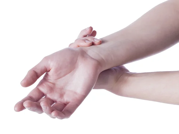 Aching hand — Stock Photo, Image